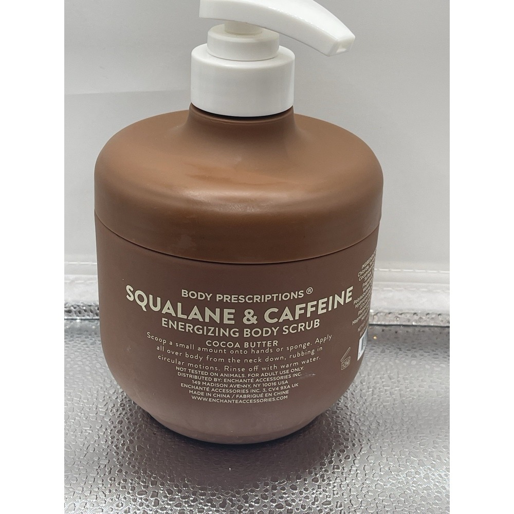 Body Prescriptions‎ Squalane & Caffeine Body Scrub cocoa butter